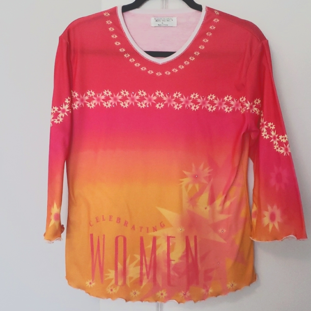 Vintage Celebrating Women Mary Kat top.